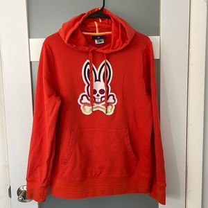 PSYCHO BUNNY - SPIRES HOODIE (ORANGE) Size S